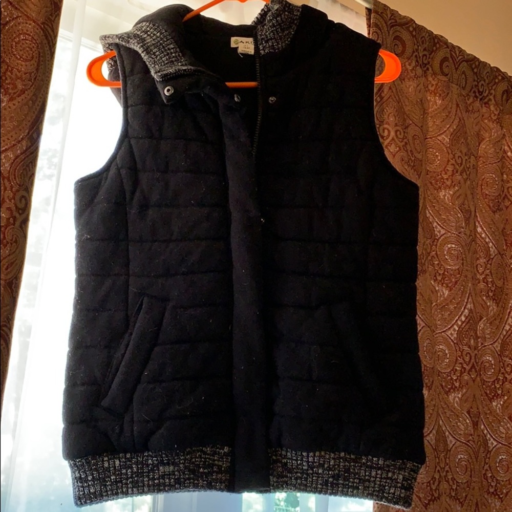 Soft vest with hood